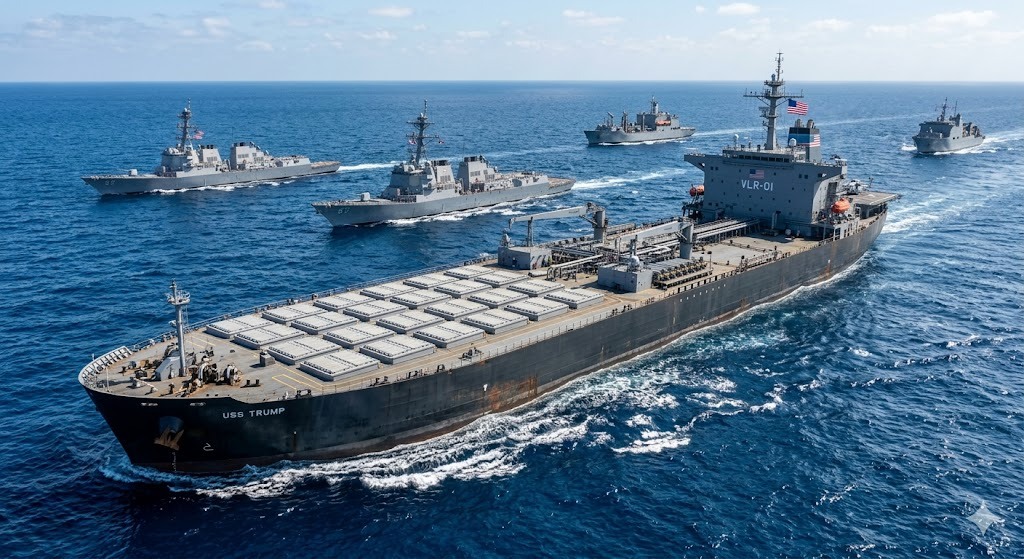 USS TRUMP Class Cruiser Render